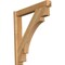 Ekena Millwork Merced Arts & Crafts Rough Sawn Outlooker, Western Red Cedar, 6"W x 40"D x 40"H OUT06X40X40MRC03RWR - alternate 1
